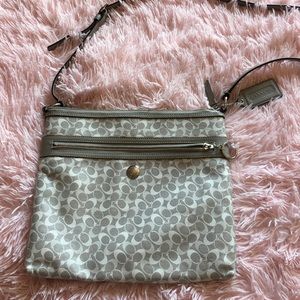Gray Coach bag